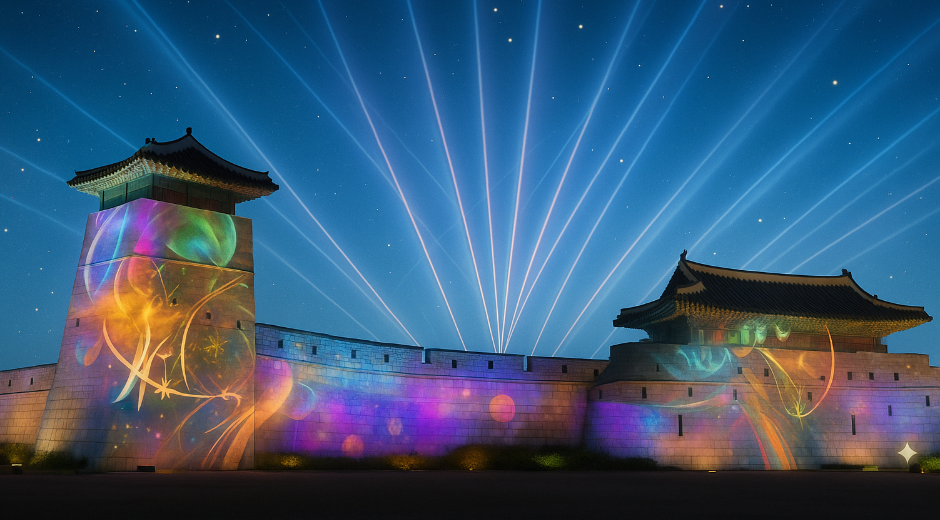 수원화성 미디어아트 이미지 8