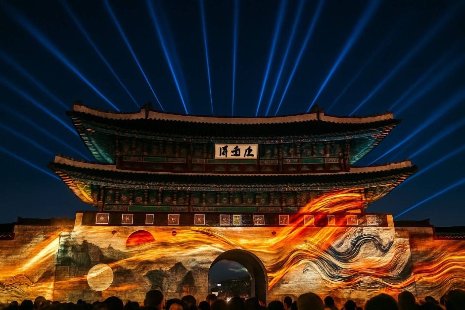 수원화성 미디어아트 이미지 1