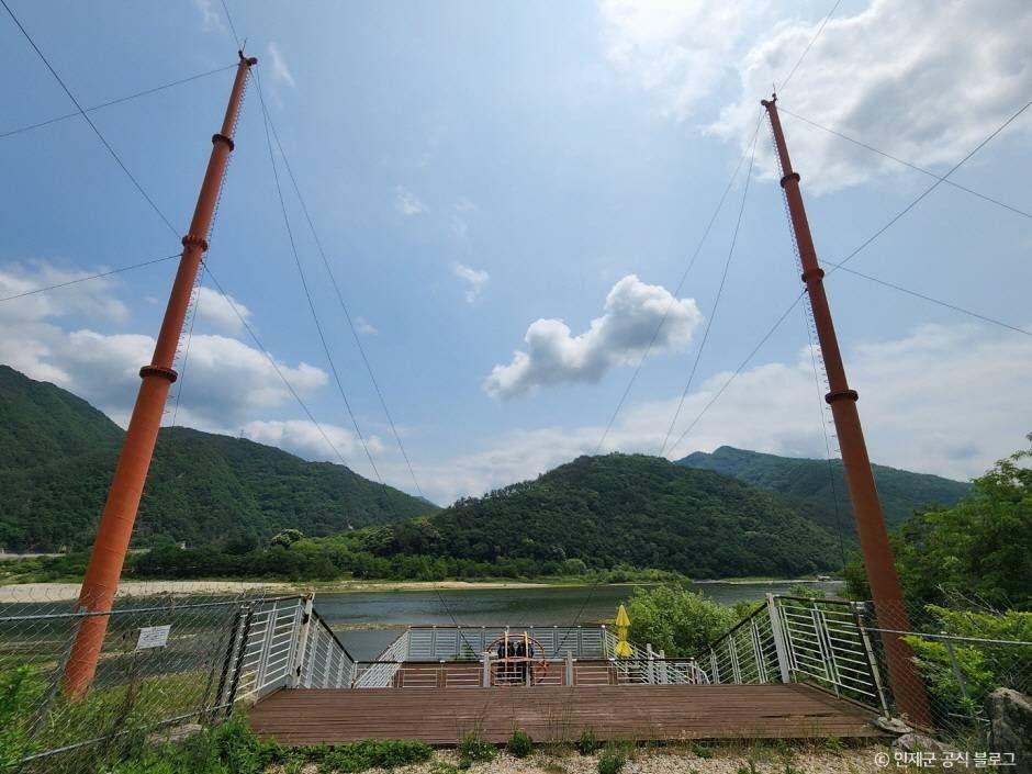 내린천 엑스게임리조트 번지점프 이미지 1