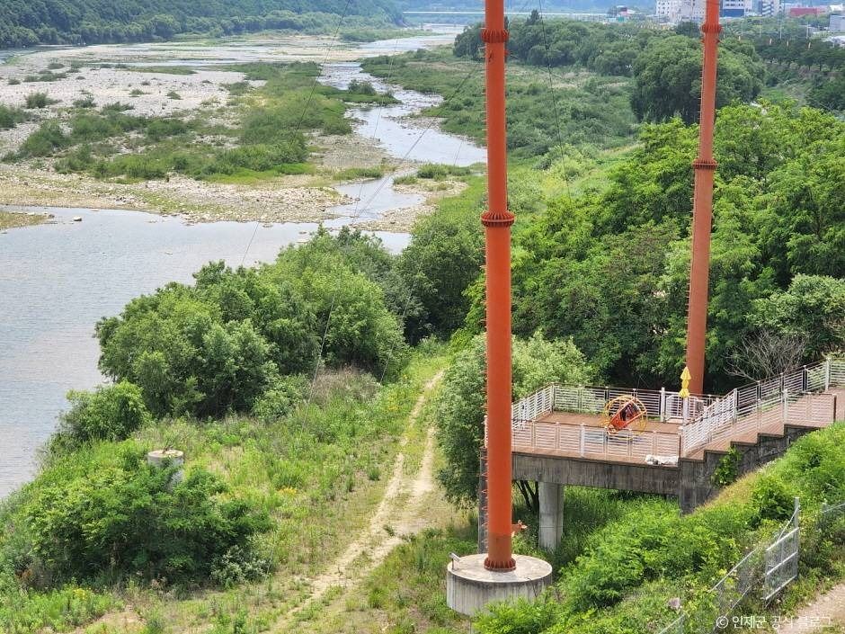 내린천 엑스게임리조트 번지점프 이미지 2