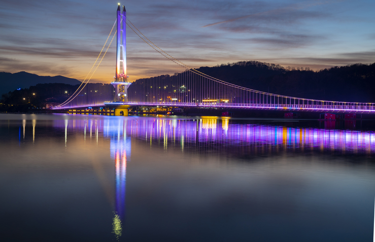 예당호 출렁다리 (음악분수) 이미지 3