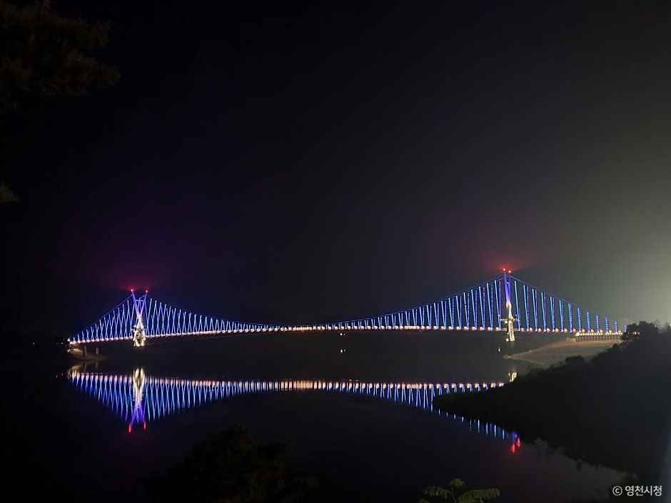 보현산댐 출렁다리 이미지 5